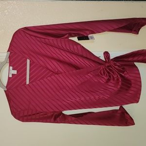 Nine West Wrap Blouse